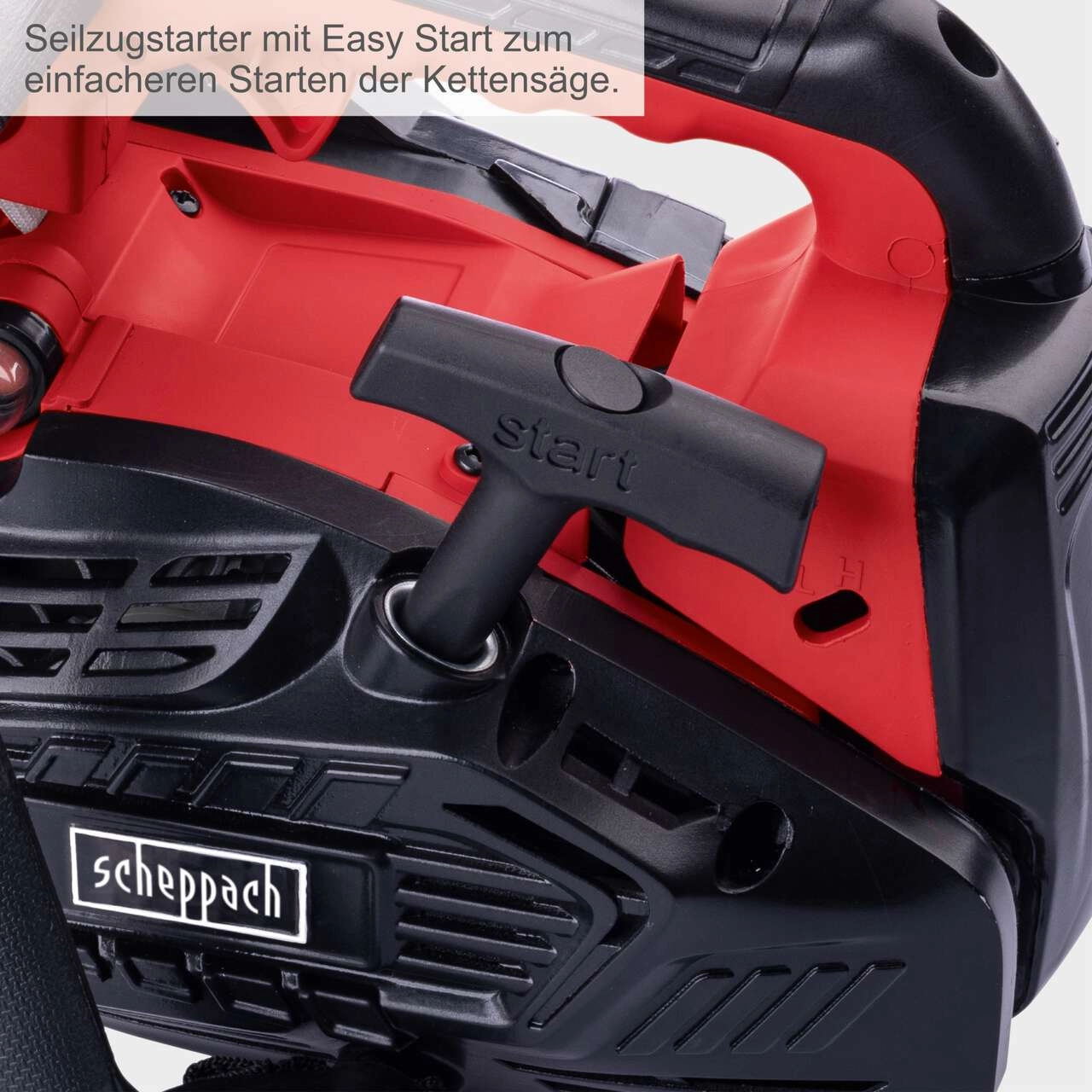 Benzin-Baumpflegesäge PCS26 - 0,7 kW | 0,95 PS 2-Takt-Benzinmotor, Seilzugstarter | 10‘‘ / 25,4 cm ProCut-Schwert