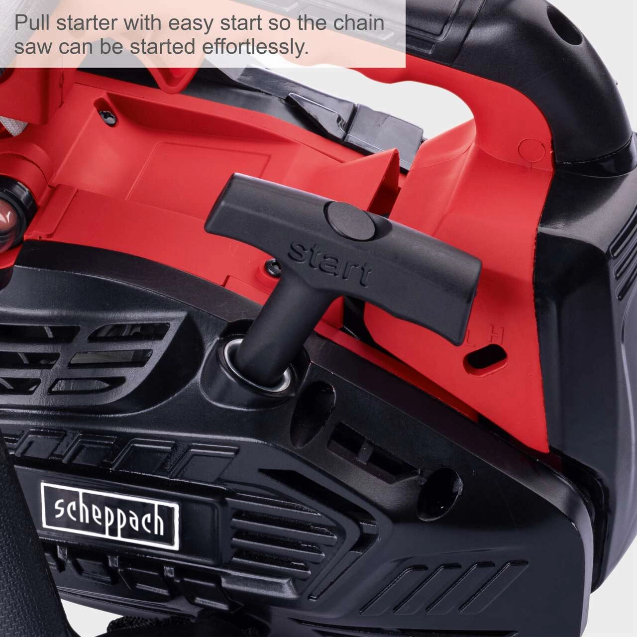 Benzin-Baumpflegesäge PCS26 - 0,7 kW | 0,95 PS 2-Takt-Benzinmotor, Seilzugstarter | 10‘‘ / 25,4 cm ProCut-Schwert