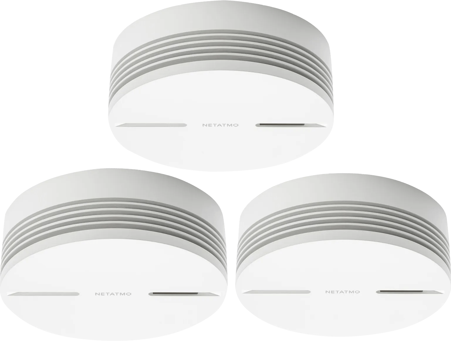 Netatmo Smart-Rauchmelder (10 Jahre) Dreierpack