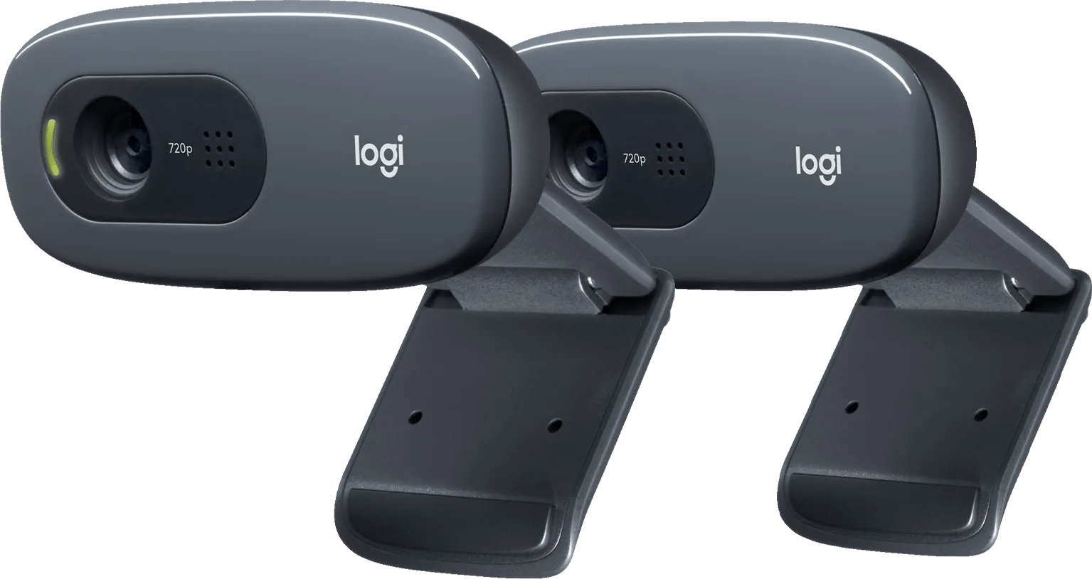 Logitech C270 HD-Webcam Doppelpack