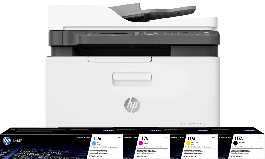 HP Color Laser MFP 179fnw + 1 Toner-Ersatzset