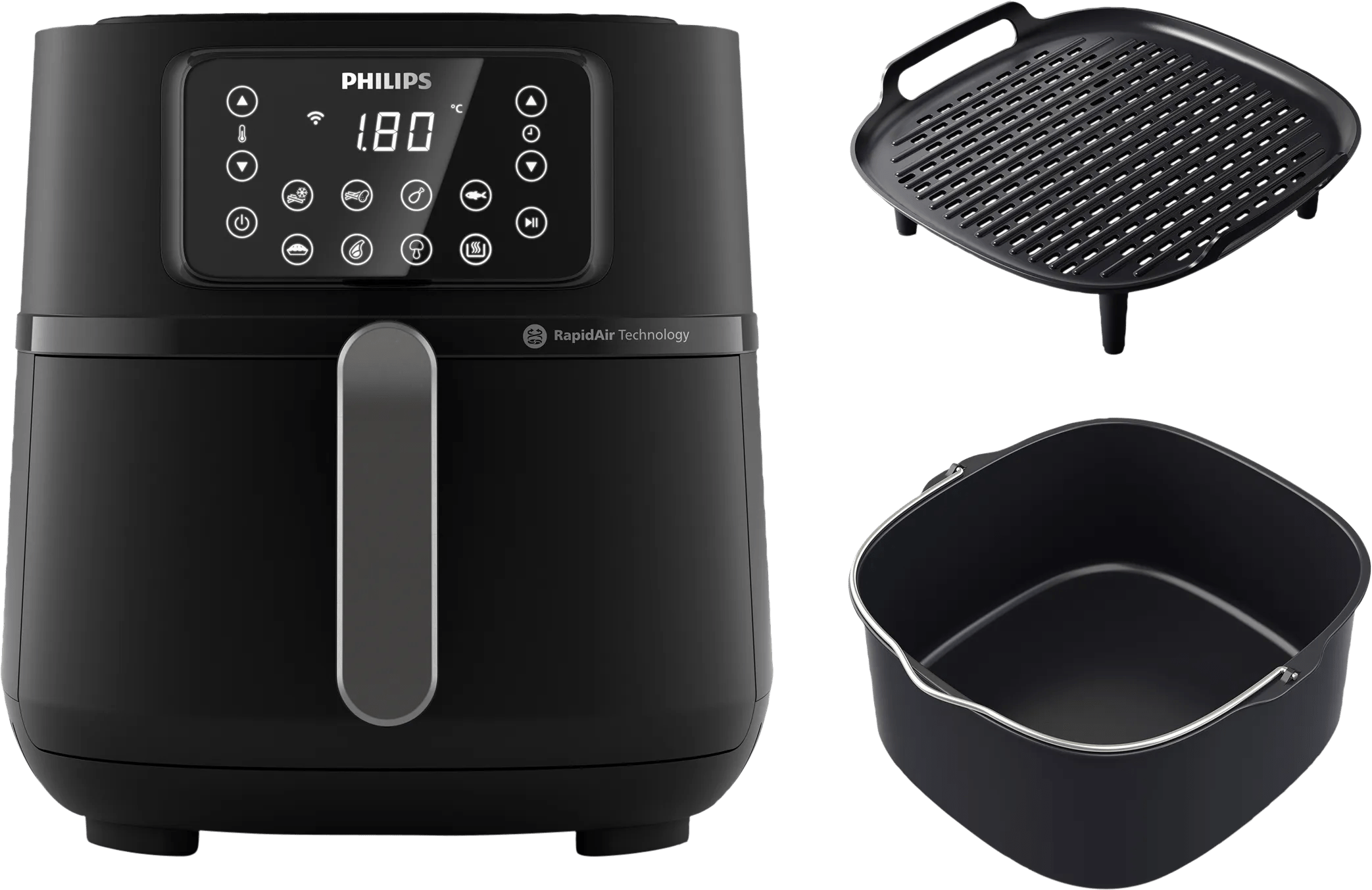 Philips Airfryer XXL Connected HD9285/93 + Backform