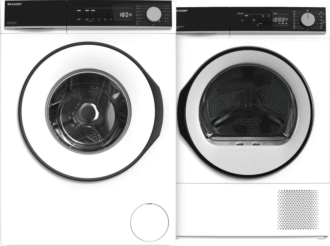 Sharp ES-NFB814BWNA-CB + Sharp KD-NHA8S6GW21-CB