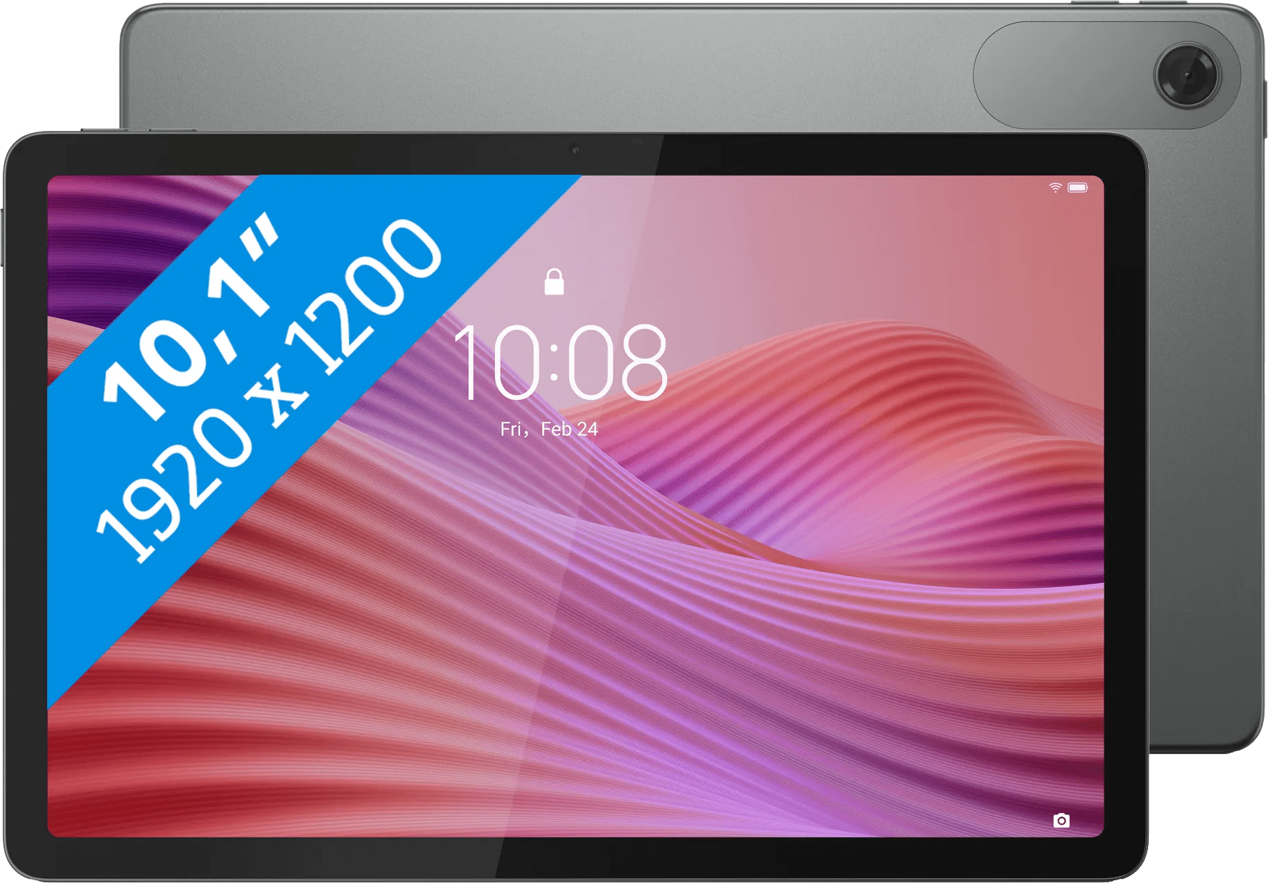 Lenovo Tab 64GB WLAN Grau mit Book Case