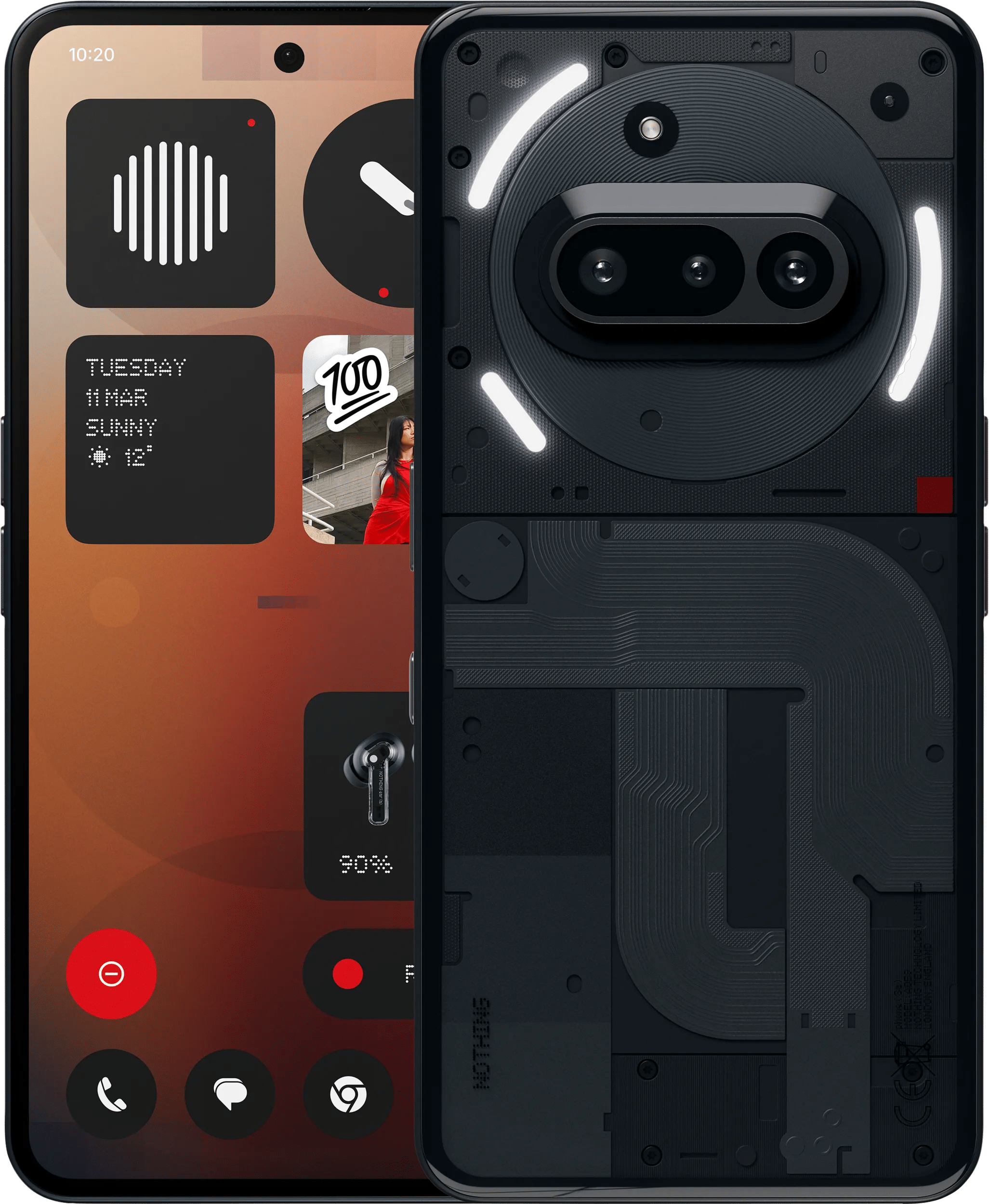 Nothing Phone (3a) 128GB Schwarz 5G