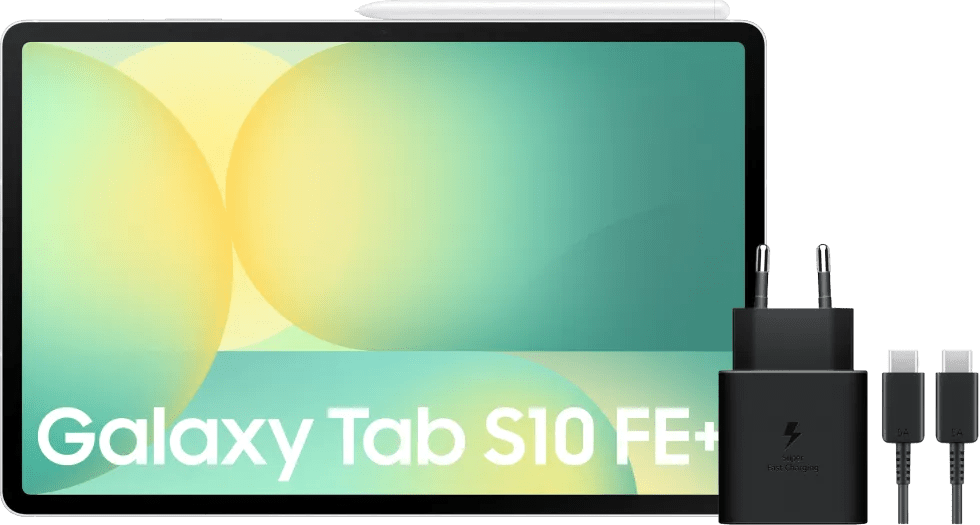 Samsung Galaxy Tab S10 FE Plus 13,1 Zoll 128GB Wi-Fi Silber + Ladepaket