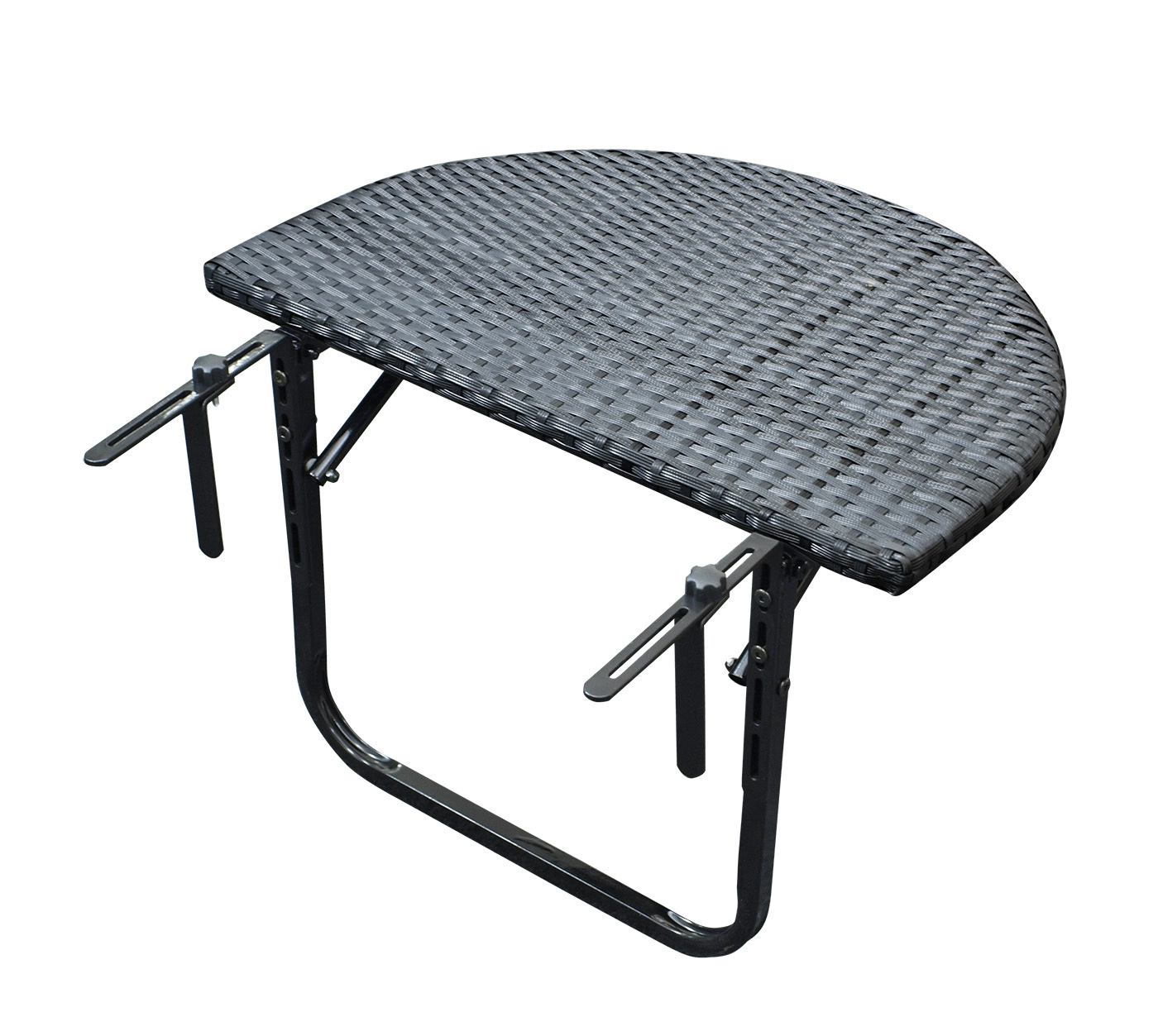 Balkonhängetisch lang 120cm, Polyrattan