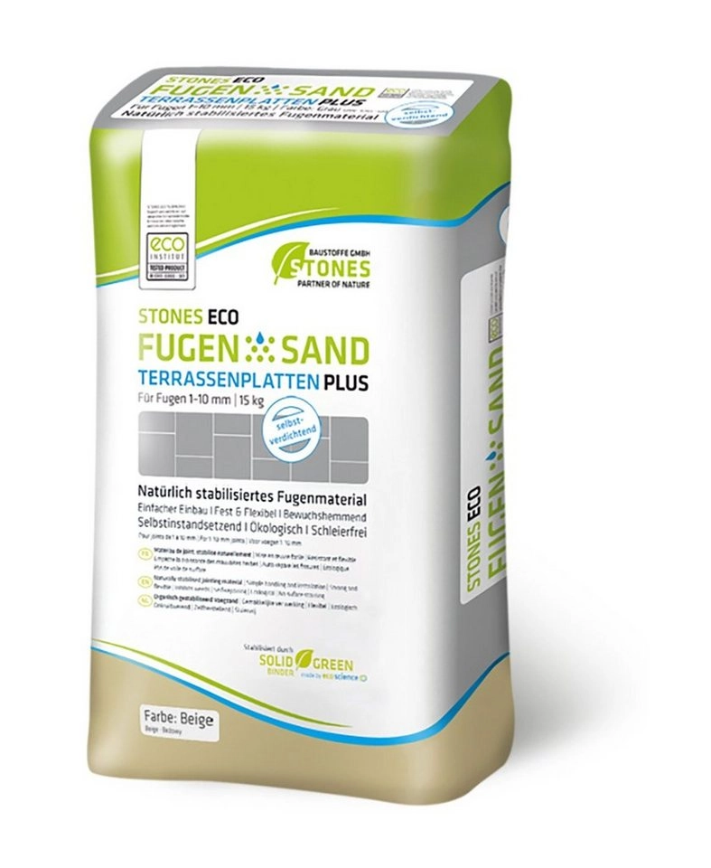 Eco Fugensand Terrassenplatten plus 1-10 mm 15 kg