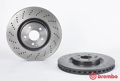 BREMBO Bremsscheibe 09.B855.51 Bremsscheiben,Scheibenbremsen MERCEDES-BENZ,CLS (C218),CLS Shooting Brake (X218)