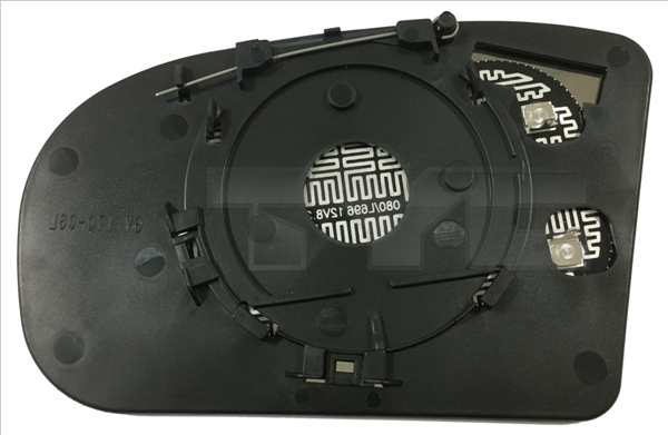 BLIC Außenspiegelglas 6102-02-1271532P Spiegelglas,Spiegelglas, Außenspiegel MERCEDES-BENZ,E-Klasse Limousine (W211),C-Klasse Limousine (W203)