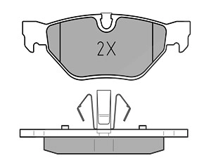 MEYLE Bremsbelagsatz 025 239 2617 Bremsbeläge,Bremsklötze BMW,3 Touring (E91),3 Limousine (E90),1 Schrägheck (E87),3 Coupe (E92),1 Schrägheck (E81)