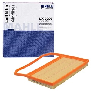 MAHLE ORIGINAL Luftfilter LX 3306 Motorluftfilter,Filter für Luft VW,SKODA,SEAT,Polo Schrägheck (6R1, 6C1),Fox Schrägheck (5Z1, 5Z3, 5Z4)