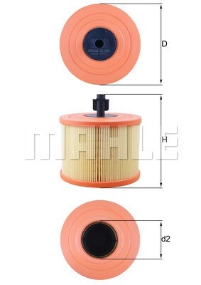 MAHLE ORIGINAL Luftfilter LX 1035 Motorluftfilter,Filter für Luft BMW,3 Touring (E91),3 Limousine (E90),1 Schrägheck (E87),3 Coupe (E92)