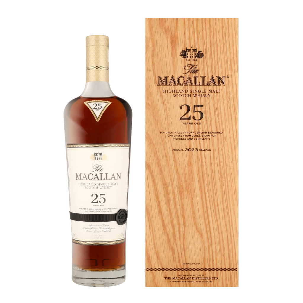 The Macallan 25 Years Sherry Oak 2023 Release 70cl Whisky