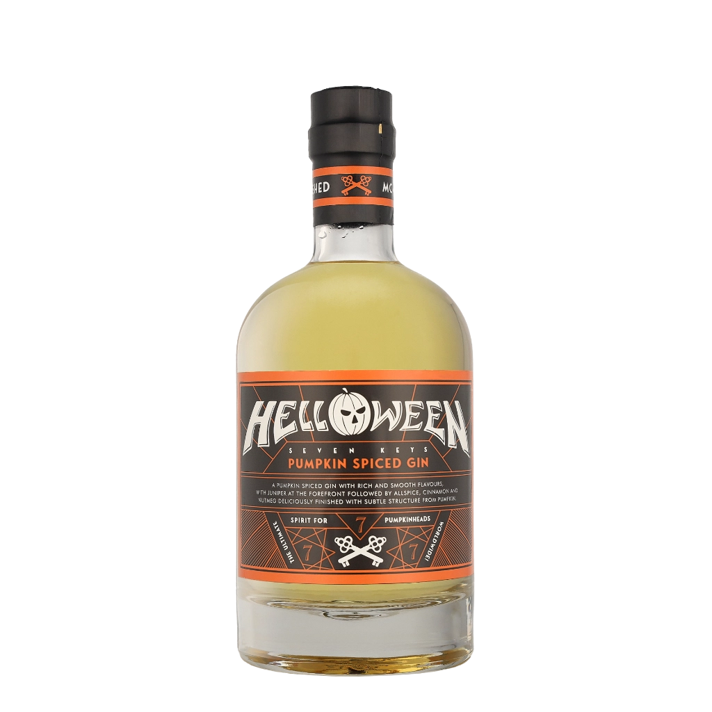 Helloween Seven Keys Pumpkin Spiced Gin 70cl