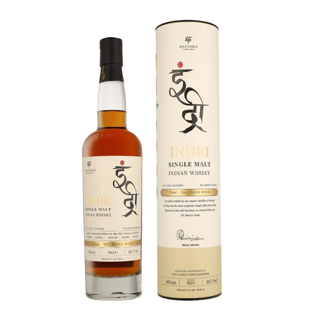 Indri Trini Single Malt 70cl Whisky Geschenkverpackung