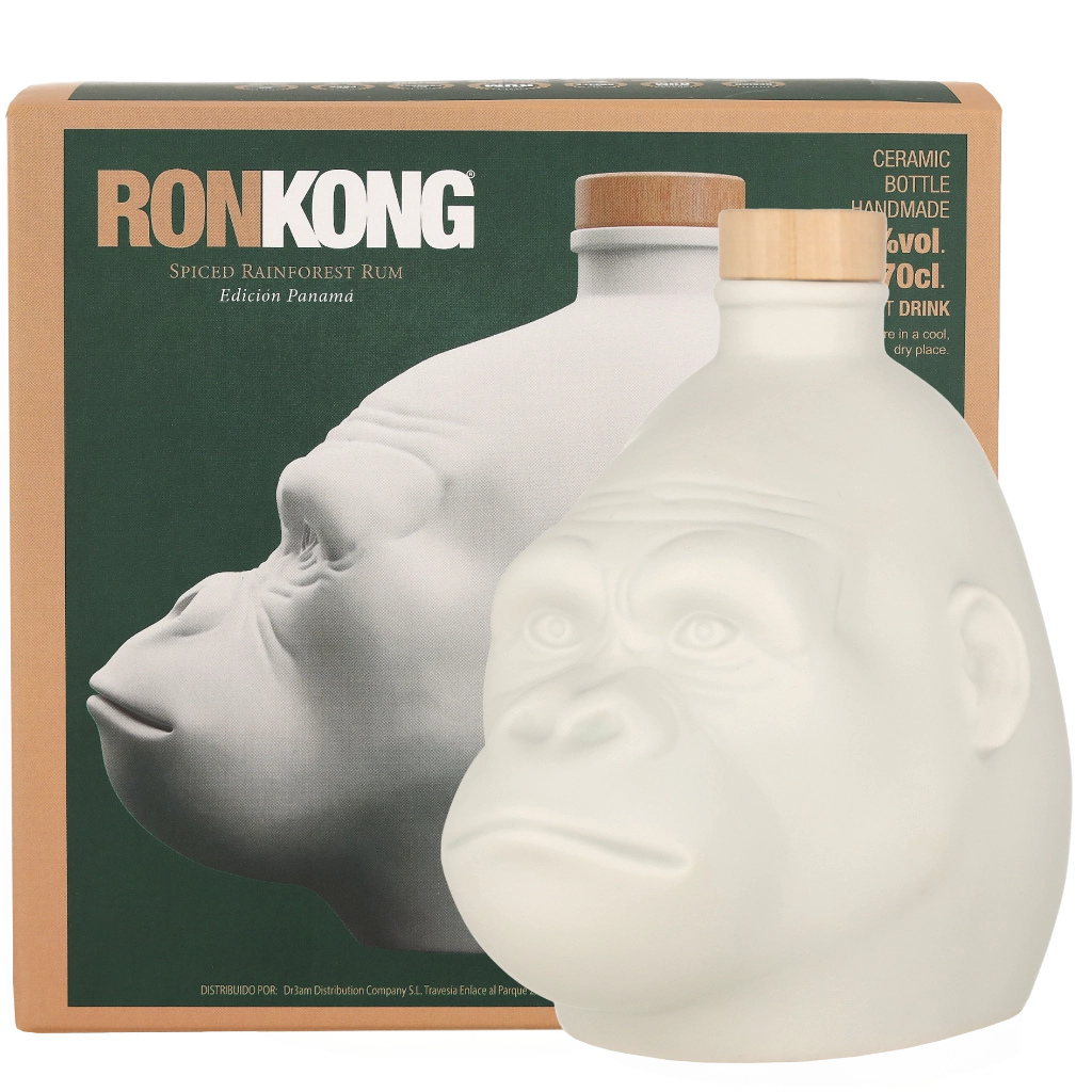 Kong Spiced Rainforest Rum White 70cl Geschenkverpackung