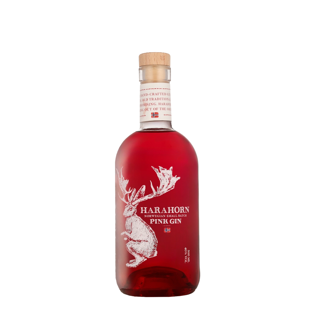 Harahorn Norwegian Pink Gin 50cl