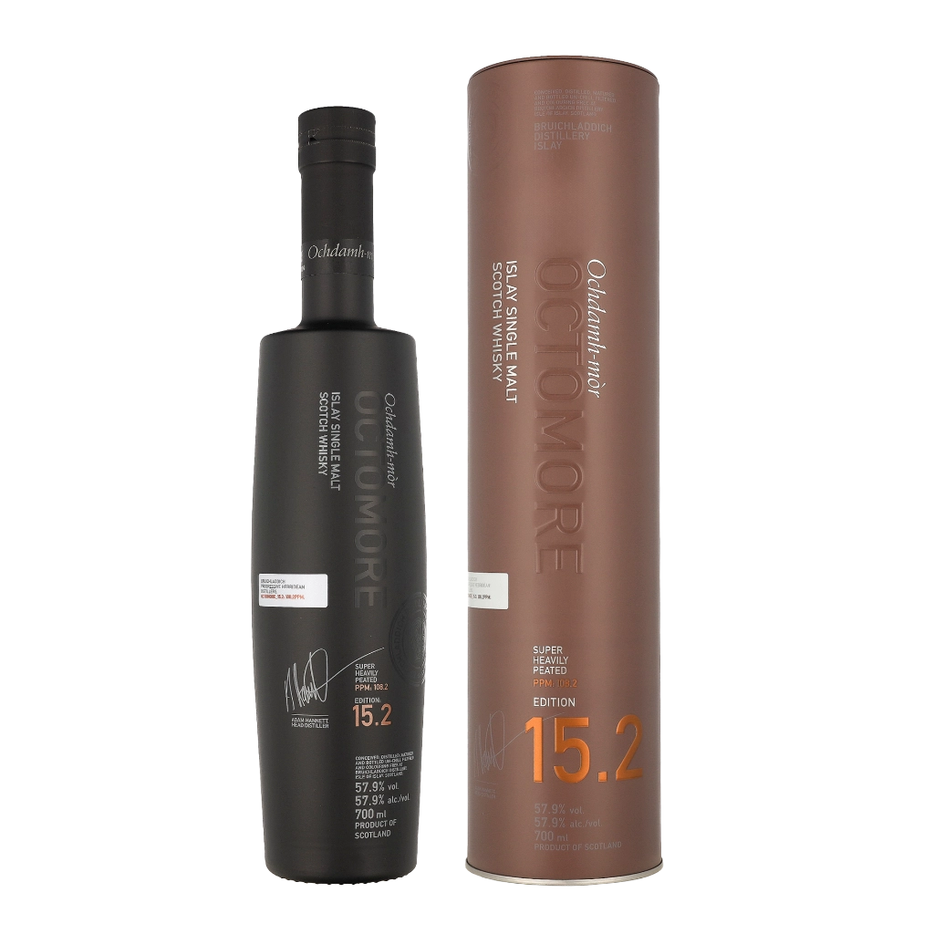 Bruichladdich Octomore 15.2 0.70 liter Whisky Geschenkverpackung
