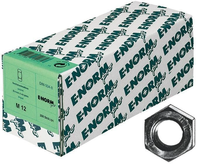 Sechskantmutter DIN 934 M 6 A2 E-NORMpro 200 Stück