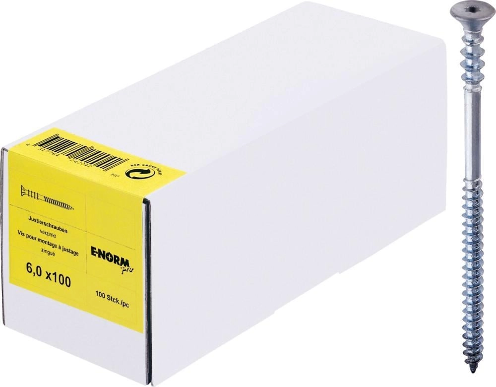 Justierschraube zn 6,0x 70 E-NORMpro 100 Stück
