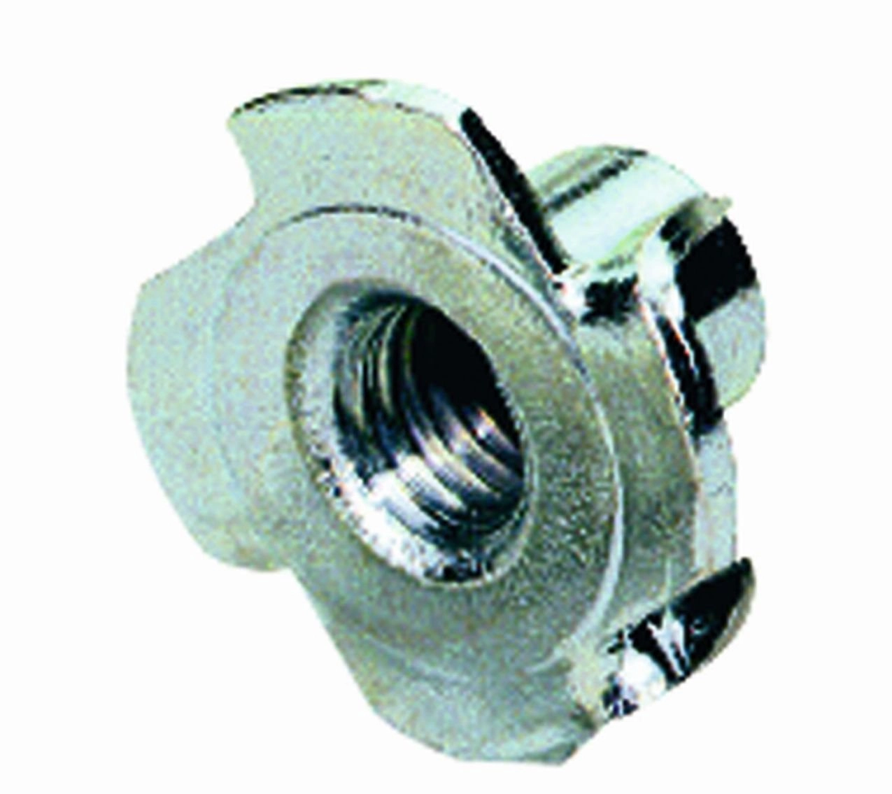 Stahl-Einschlagmutter mit Gewinde, M5, Ø8 / 18 mm, Stahl, verzinkt