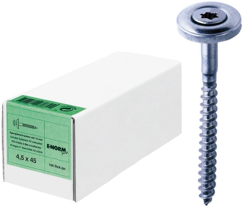 Spenglerschraube A2 ISR20-25 4,5x 55 15 E-NORMpro