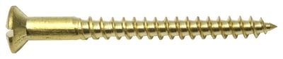 Holzschraube Linsensenkkopf Messing