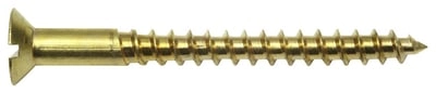 Holzschraube Senkkopf Messing