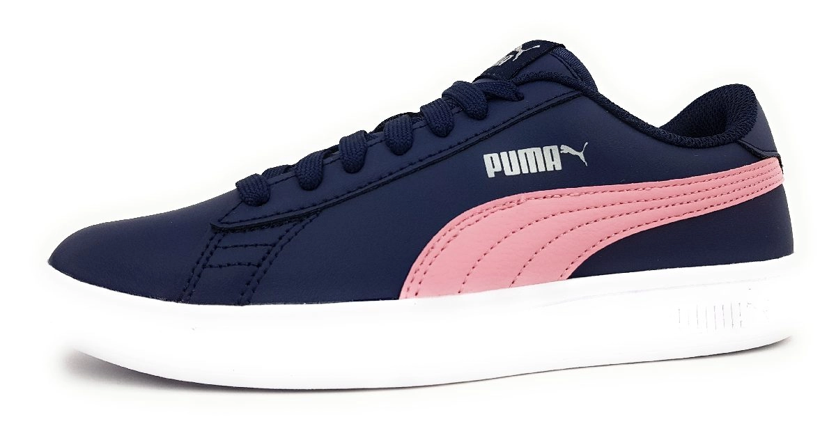 Puma Smash v2L Jr. 365170/032 Blau 032 Peacoat-Peony