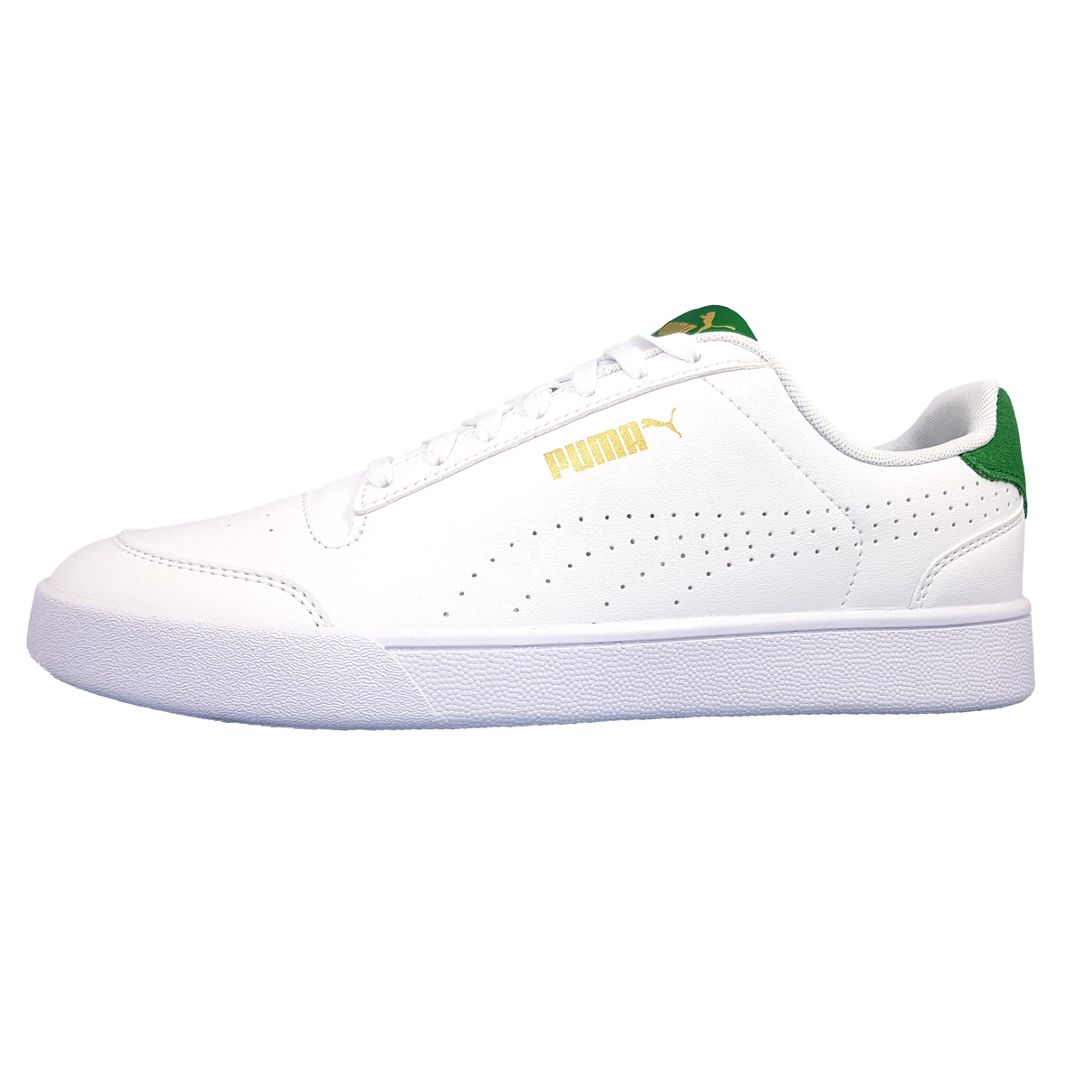 Puma Shuffle Perf 380150 Weiß 09 white/ gold/ green
