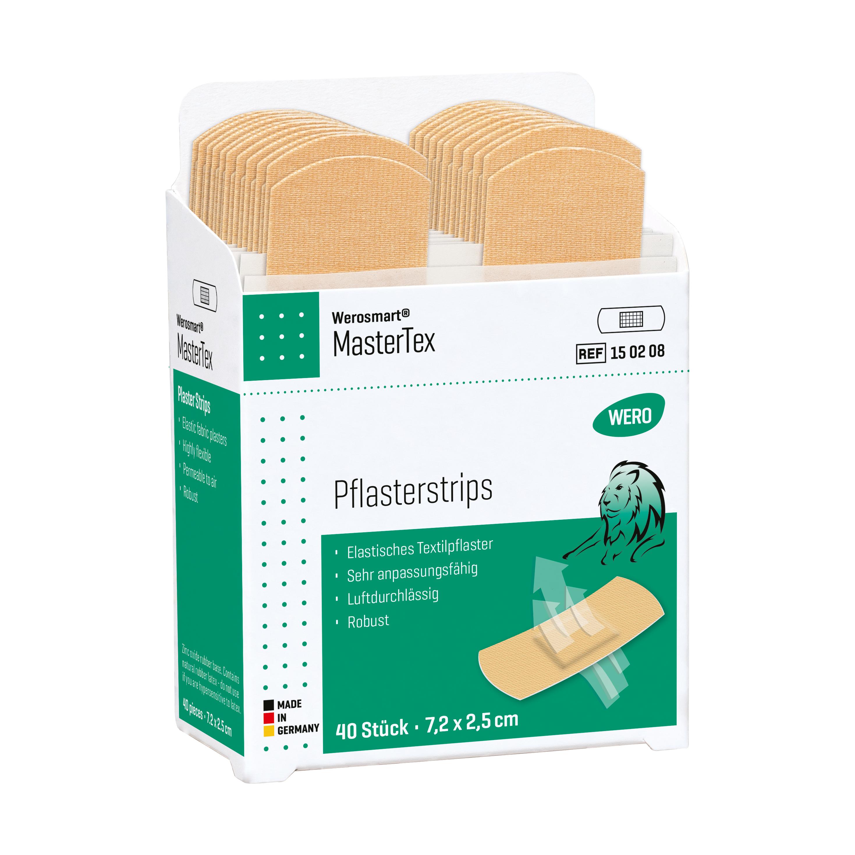 Werosmart® MasterTex Pflasterspender-Einsätze Pflasterstrips - 7,2 cm, Einsatz