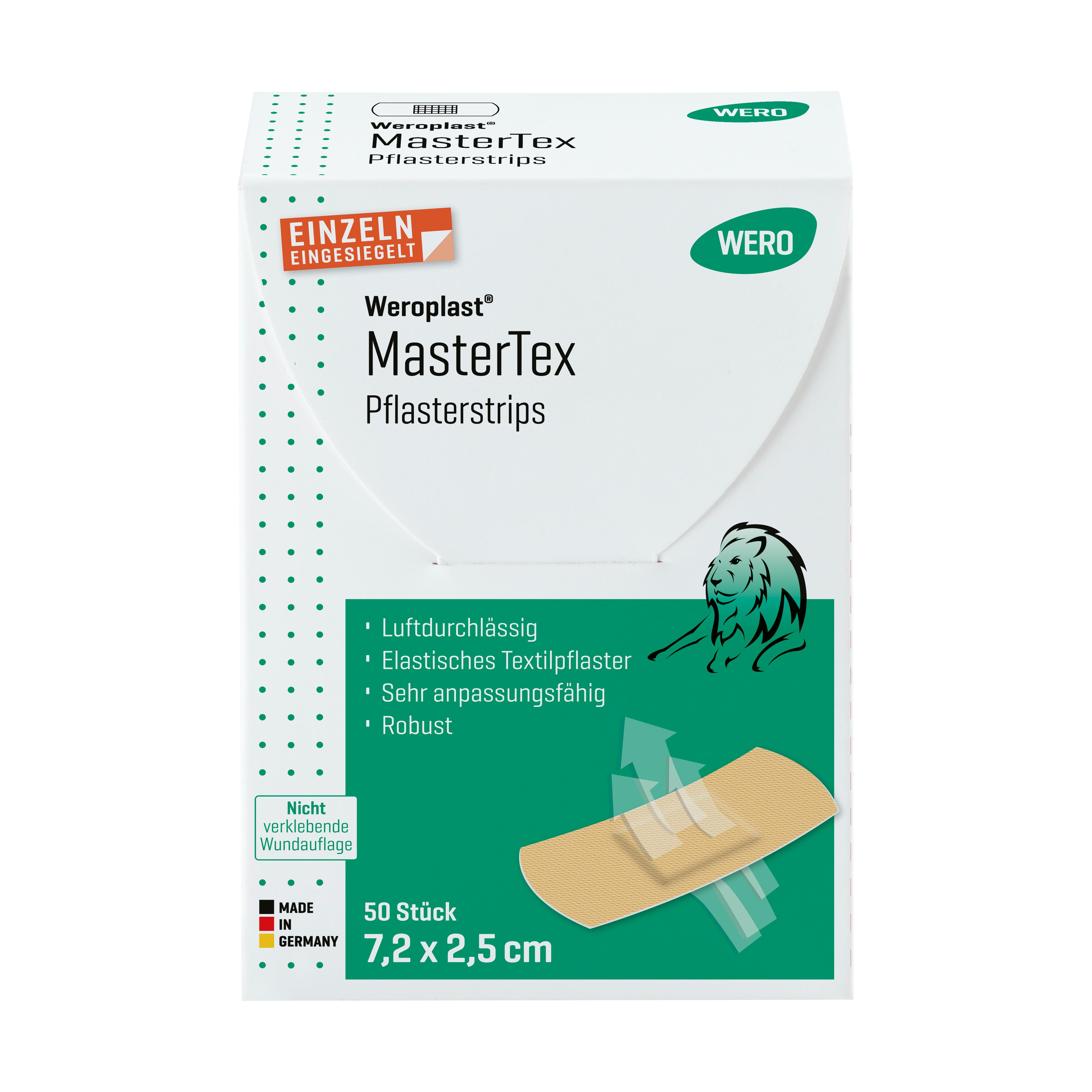 Pflasterstrips Weroplast® MasterTex - 2,5 cm, 50 Stk