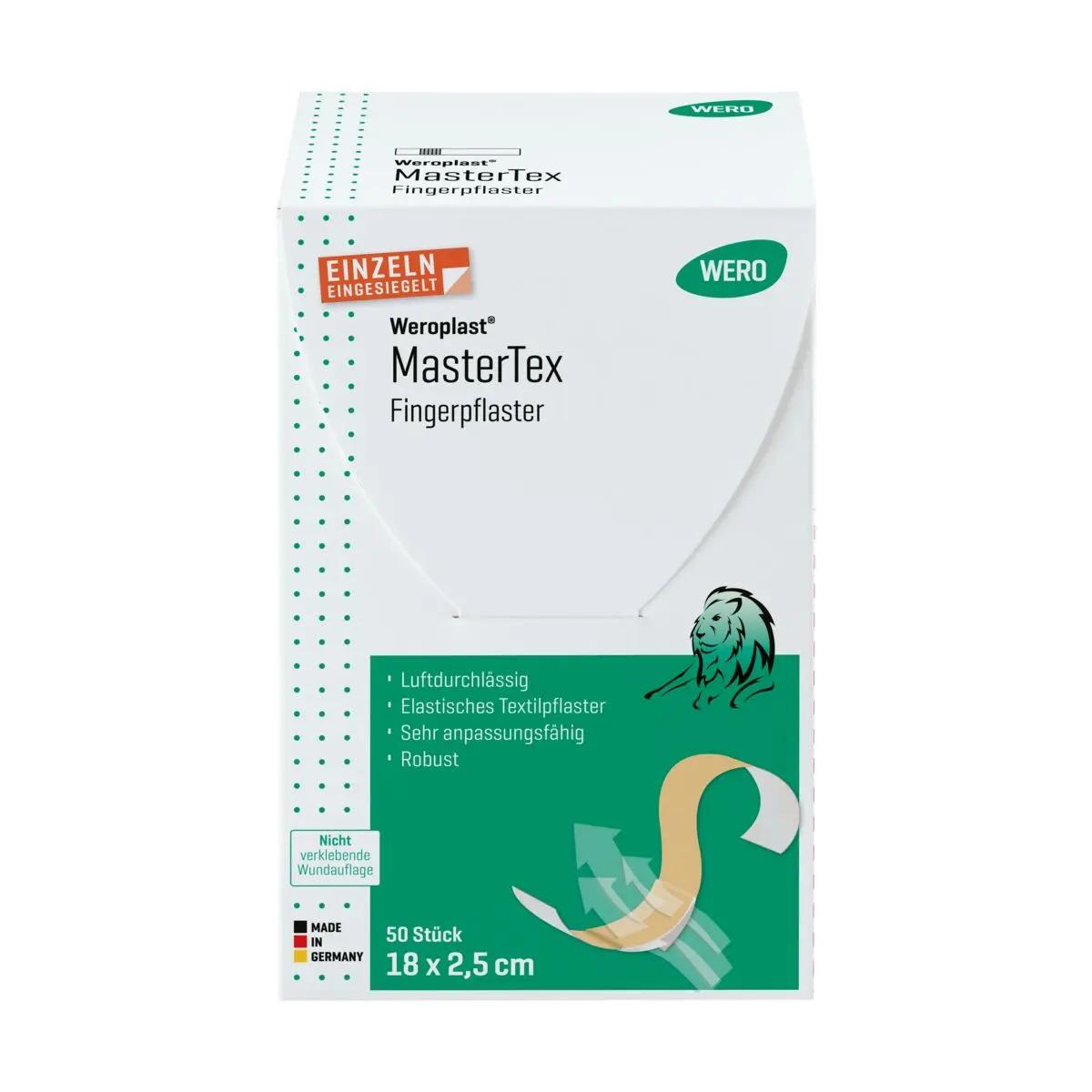Fingerpflaster Weroplast® MasterTex - 2,5 cm, 50 Stk