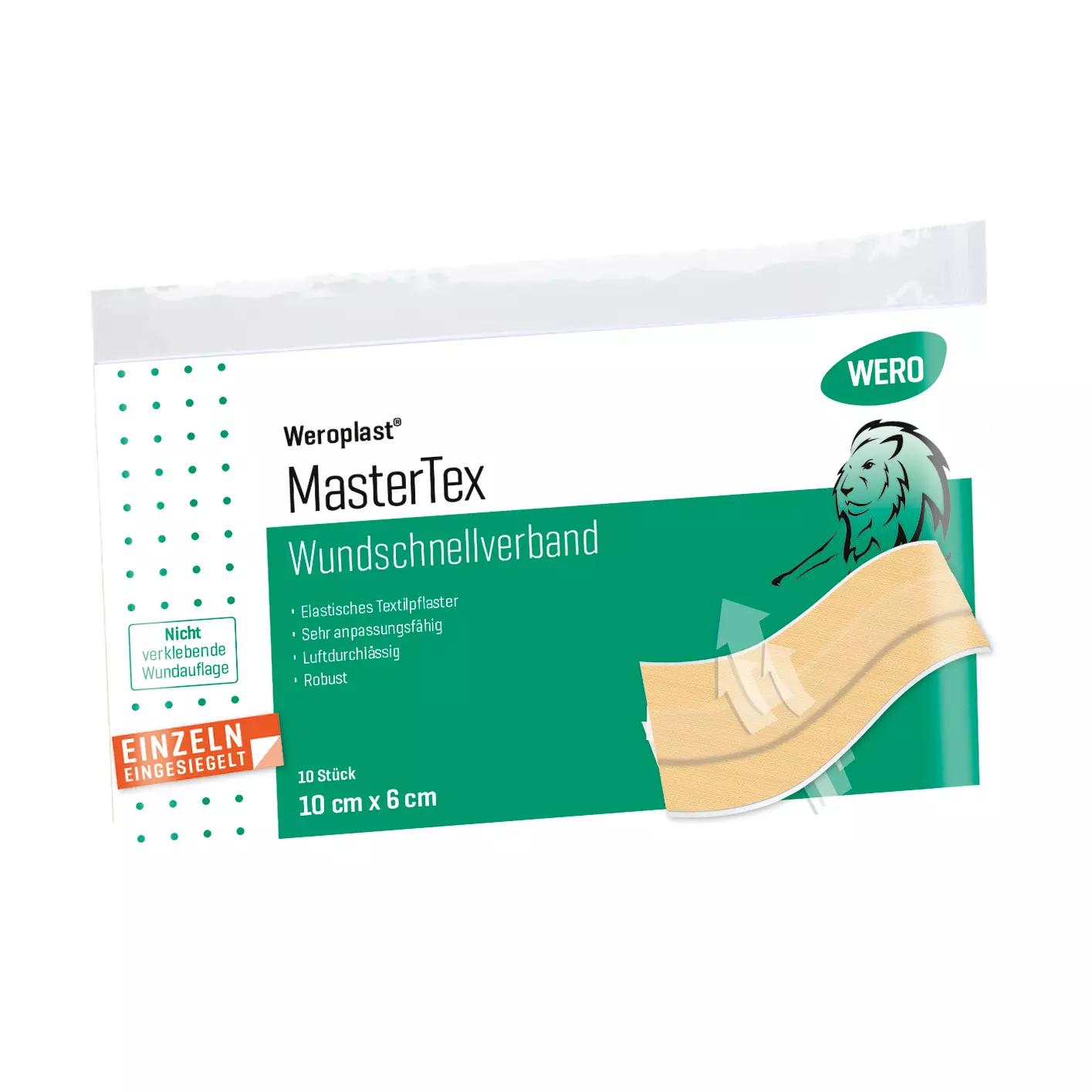 Wundschnellverband Weroplast® MasterTex - 6 cm, 10 cm