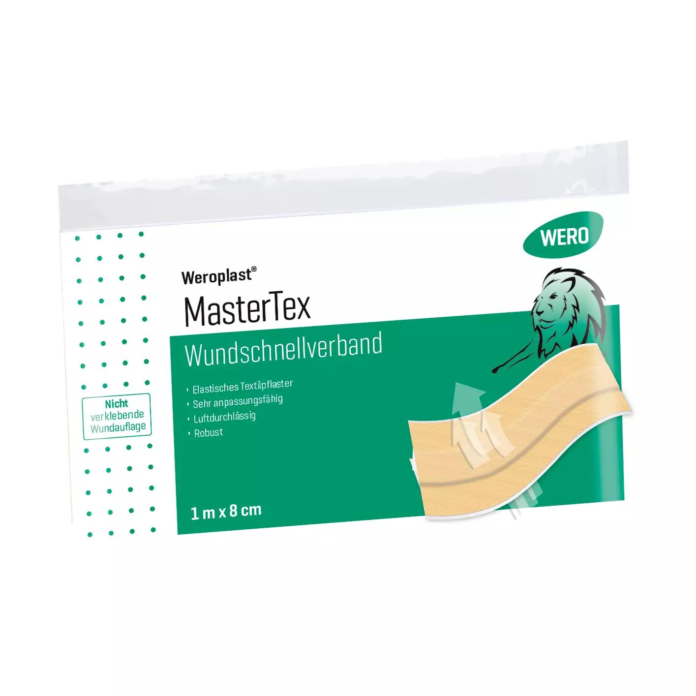 Wundschnellverband Weroplast® MasterTex - 8 cm, 1 m