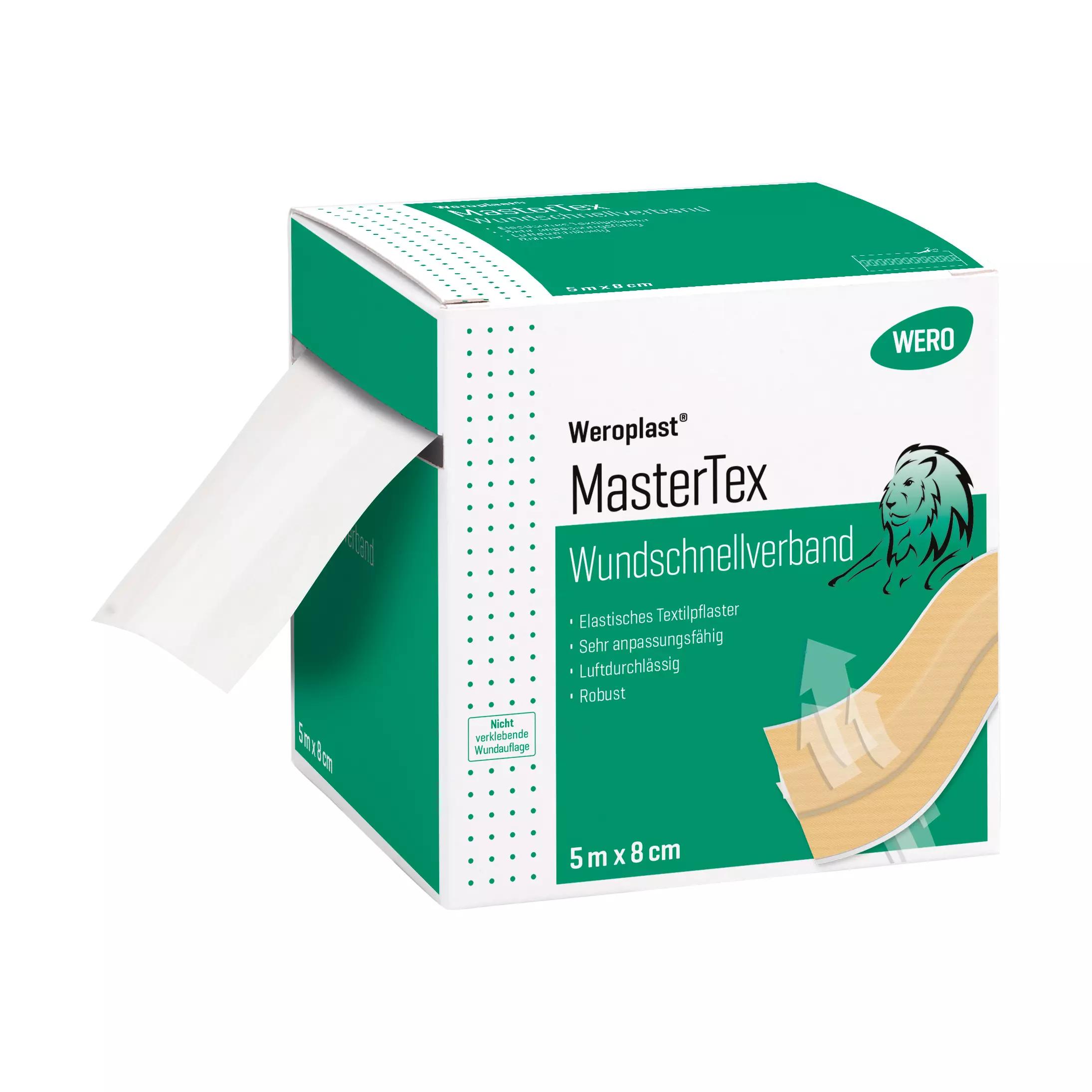 Wundschnellverband Weroplast® MasterTex - 8 cm, 5 m