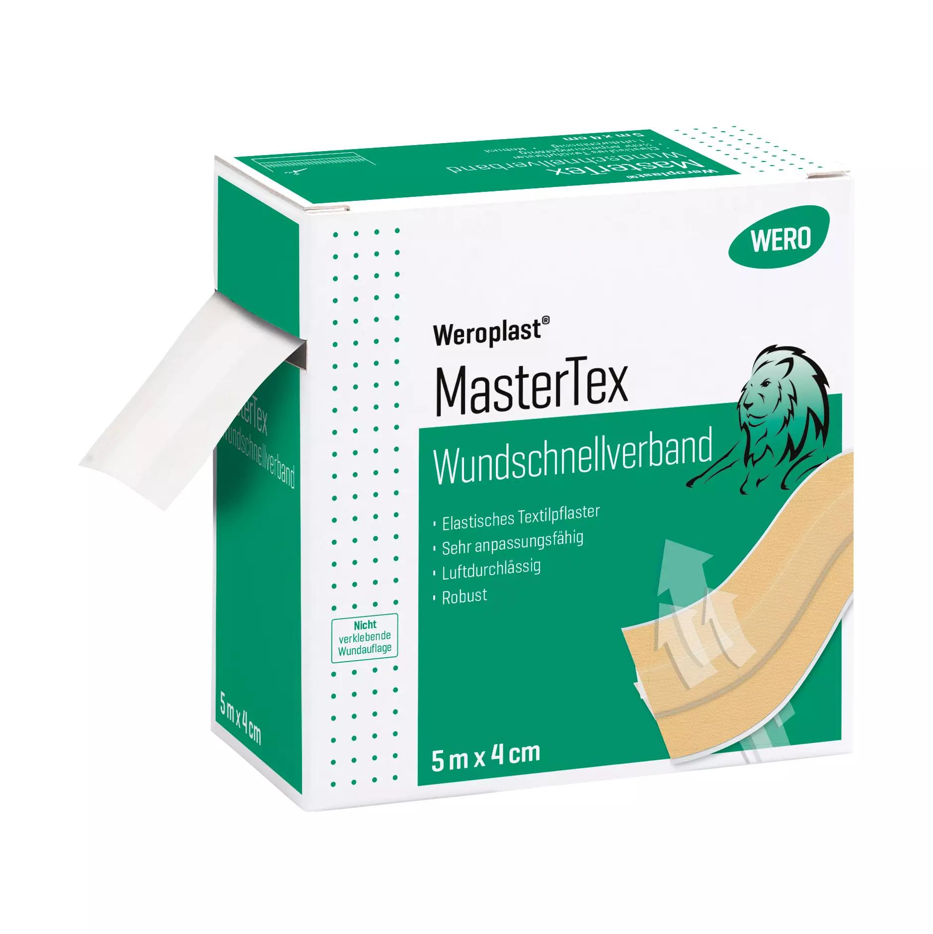 Wundschnellverband Weroplast® MasterTex - 4 cm, 5 m