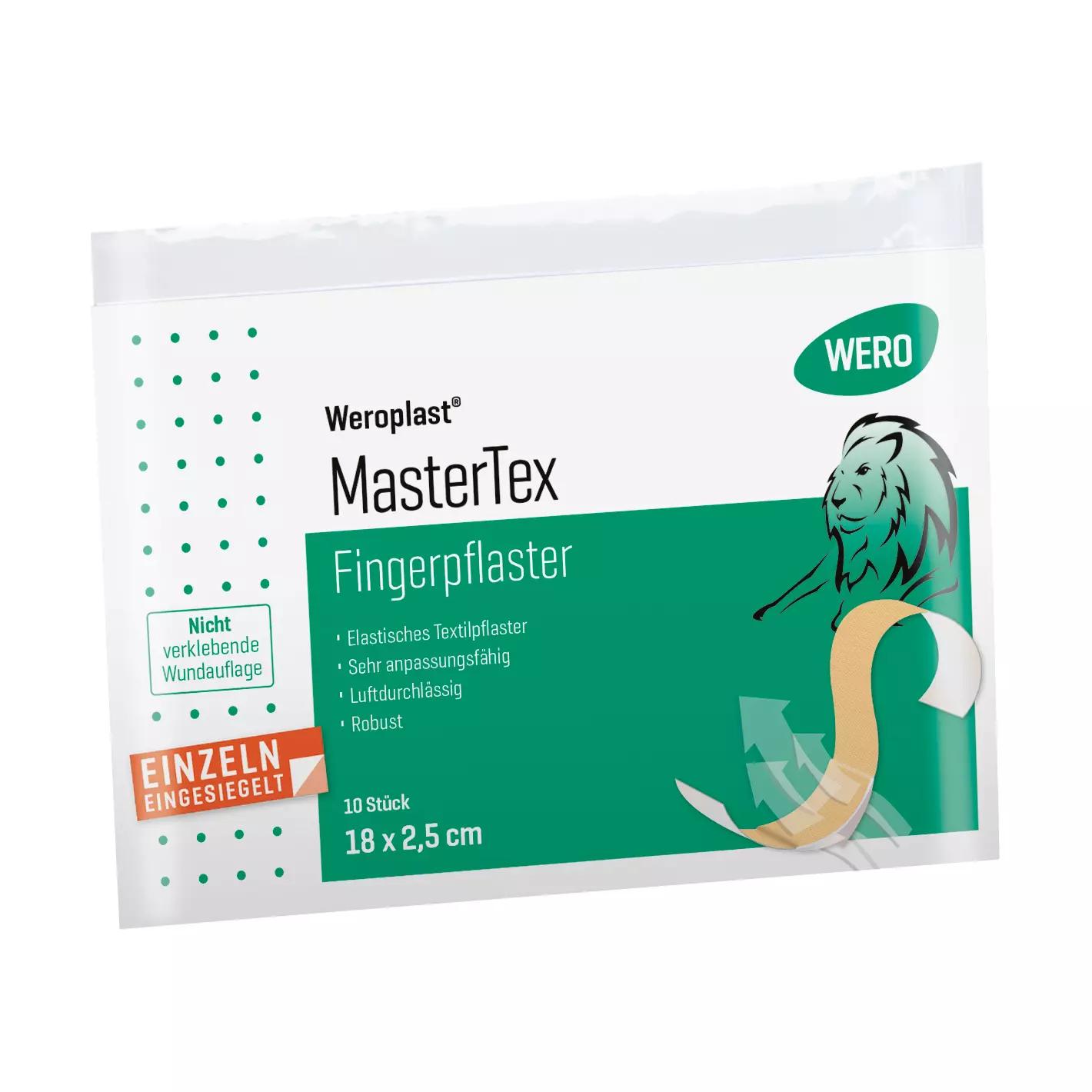 Fingerpflaster Weroplast® MasterTex - 2,5 cm, 10 Stk