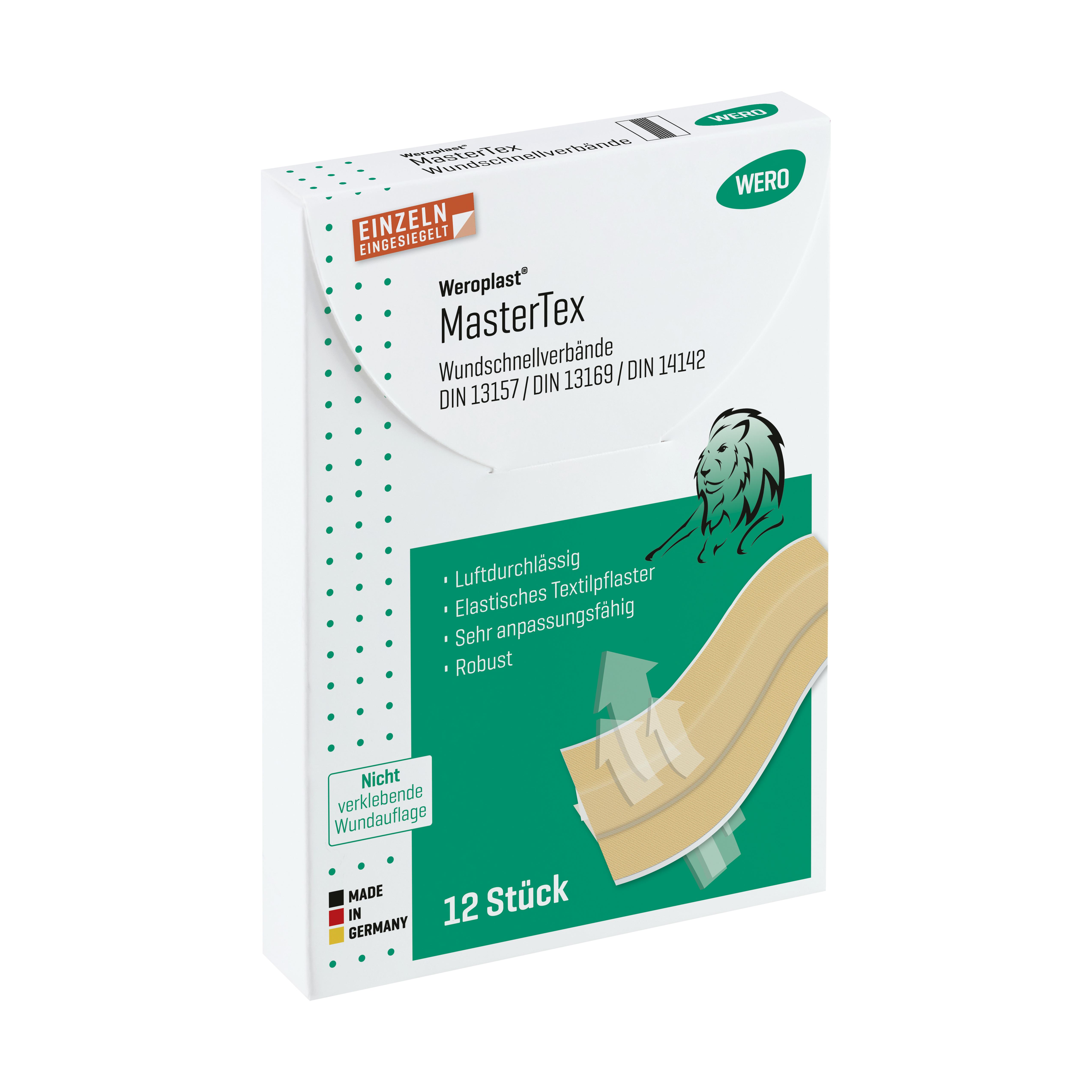 Pflasterset Weroplast® MasterTex - Wundschnellverbände DIN 13157