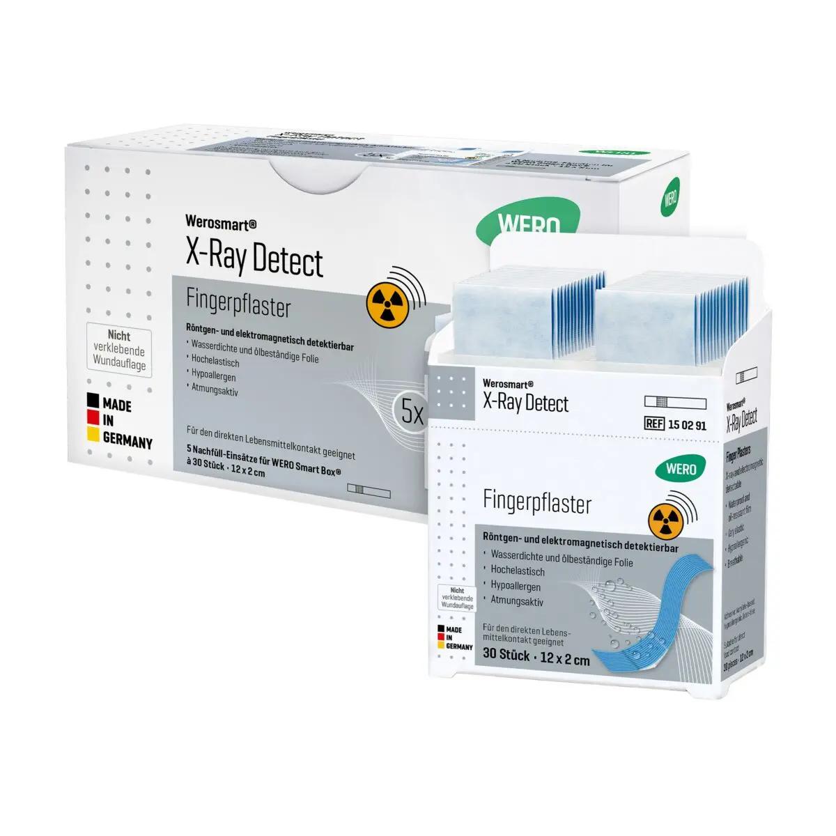 Werosmart® X-Ray Detect Pflasterspender-Einsätze Fingerpflaster - 12 cm, 5 Einsätze