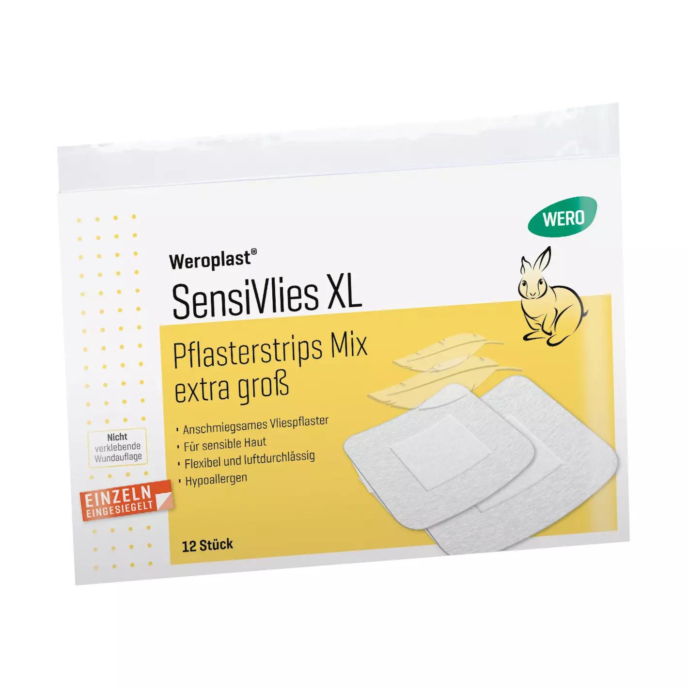 Pflasterstrips Weroplast® SensiVlies XL, 12 Stk