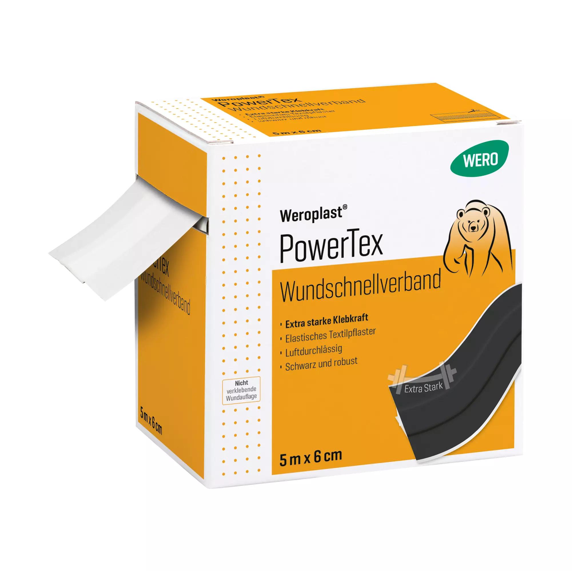 Wundschnellverband Weroplast® PowerTex - 6 cm, 5 m
