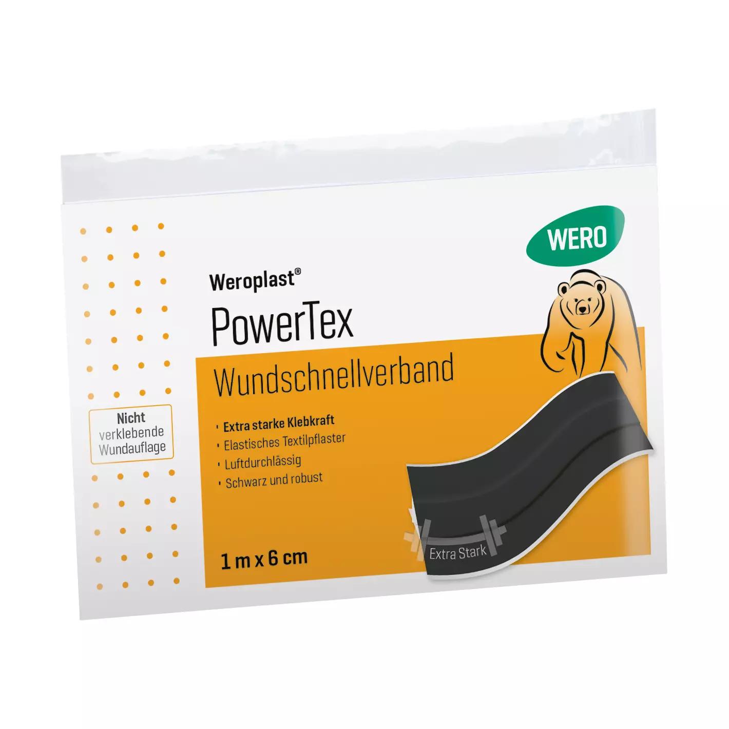 Wundschnellverband Weroplast® PowerTex - 6 cm, 1 m
