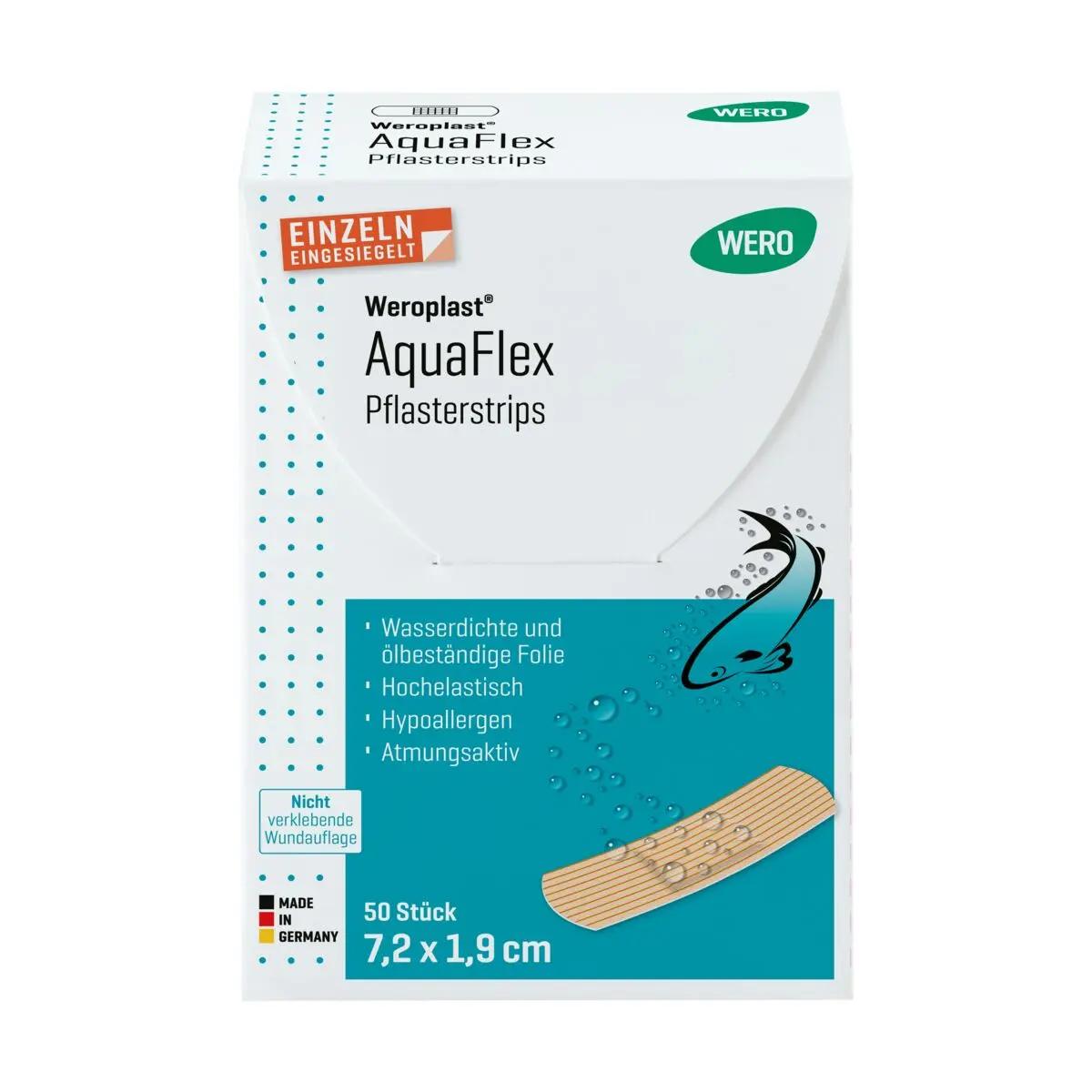 Pflasterstrips Weroplast® AquaFlex - 1,9 cm, 7,2 cm