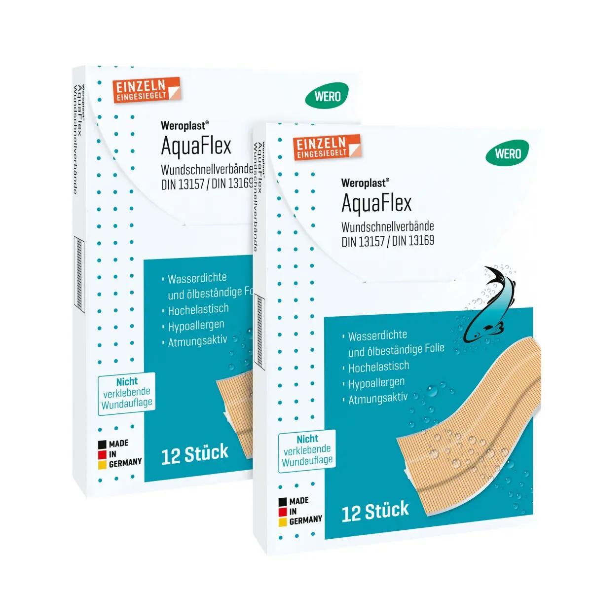 Weroplast AquaFlex® Pflaster - Wundschnellverbände DIN 13169
