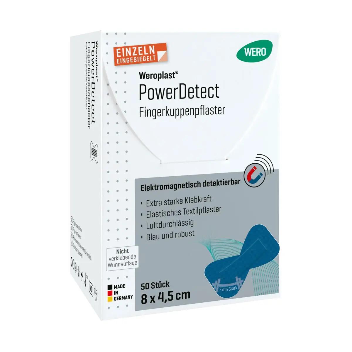 Fingerkuppenpflaster Weroplast® PowerDetect, 50 Stk