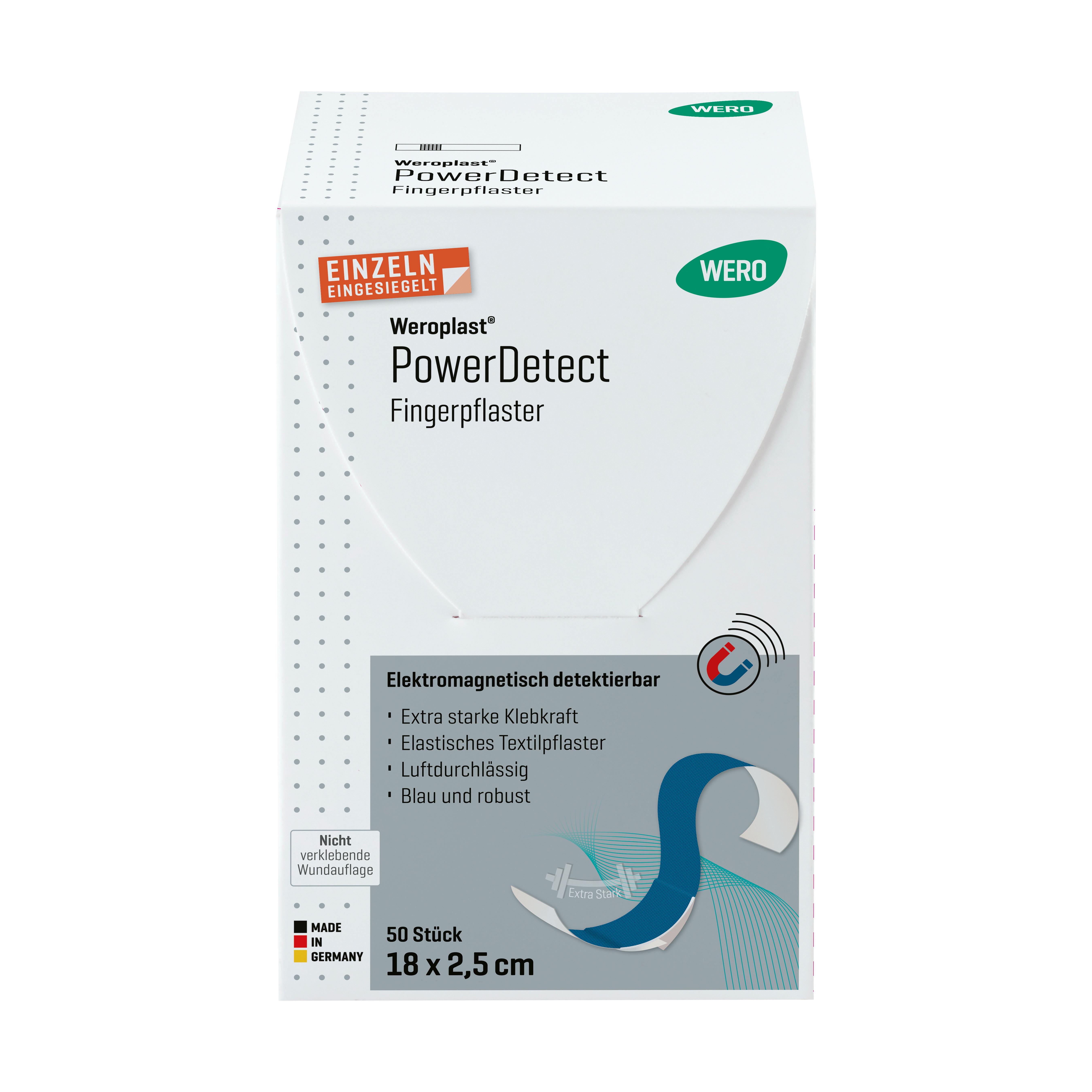 Weroplast® PowerDetect Fingerpflaster - 2,5 cm, 18 cm