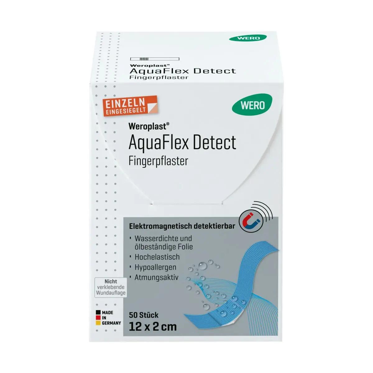 Weroplast® AquaFlex Detect Fingerpflaster - 2 cm, 12 cm