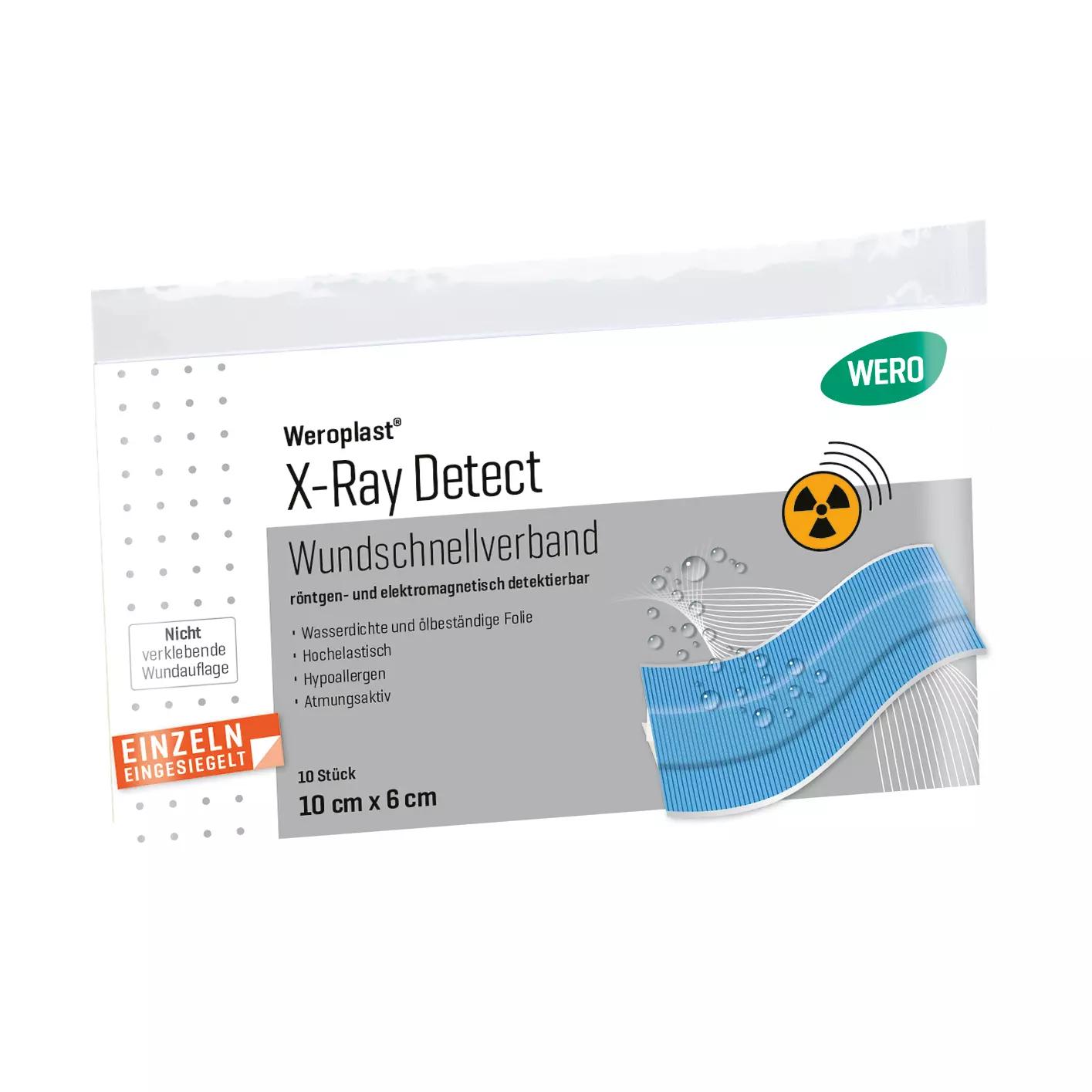 Wundschnellverband Weroplast® X-Ray Detect, 10 Stk